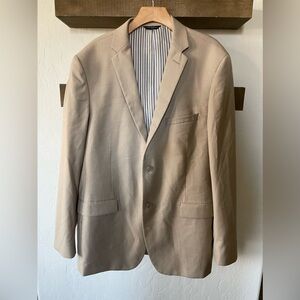 West End| Men’s Tan Suit Blazer, Like New•••Size 46L, 40W—EXCELLENT